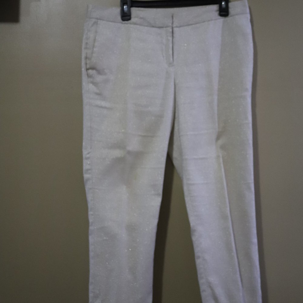 Glitter slim fit pant